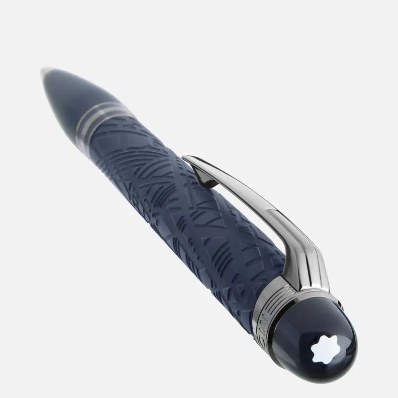 Penna Montblanc Starwalker Spaceblue Resina Blu