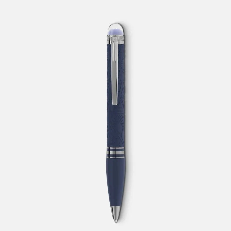 Penna Montblanc Starwalker Spaceblue Resina Blu