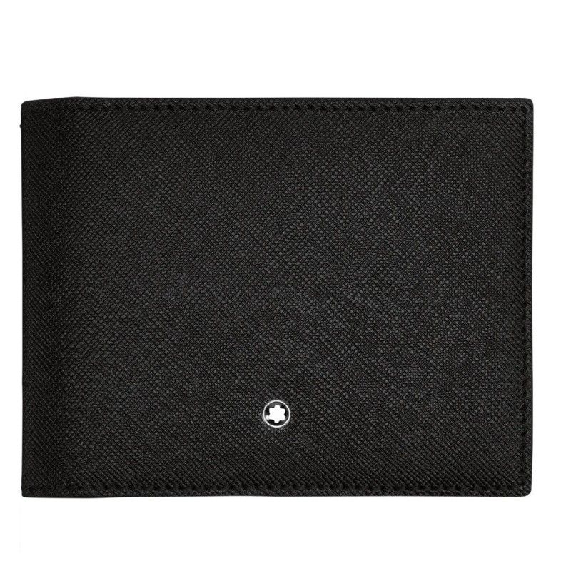 Portafogli Montblanc Sartorial Portafoglio 4 Scomparti Pelle Nero