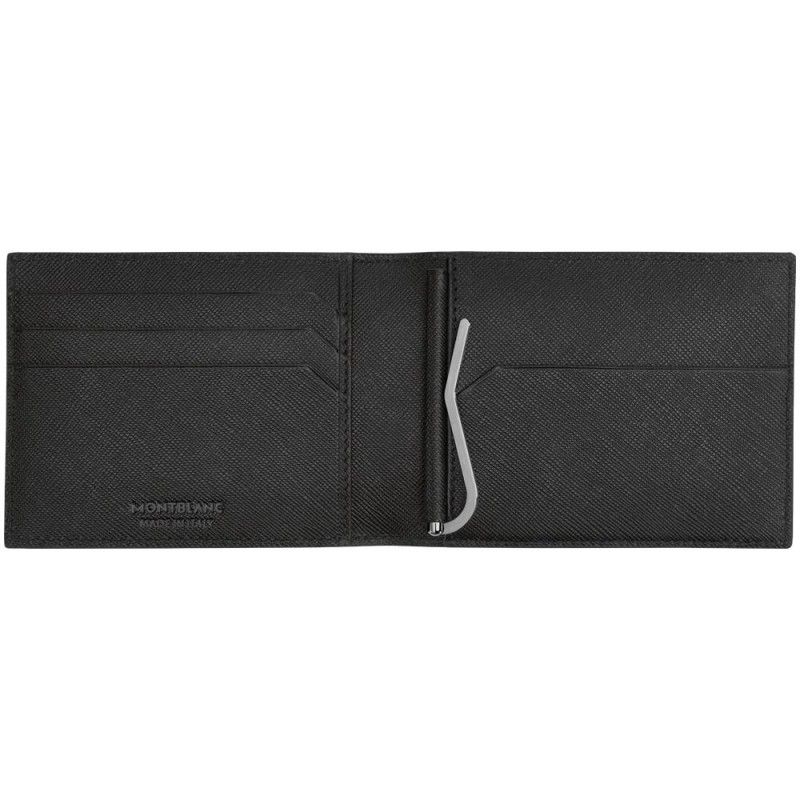 Portafogli Montblanc Sartorial Portafoglio 4 Scomparti Pelle Nero