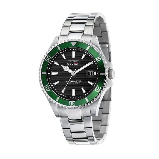 Orologio Sector 230 Automatico 43 mm Nero Ghiera Verde