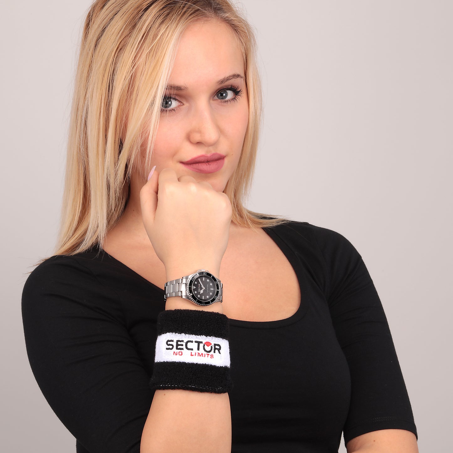 Orologio Sector Just Time 230 Lady 35 mm Nero