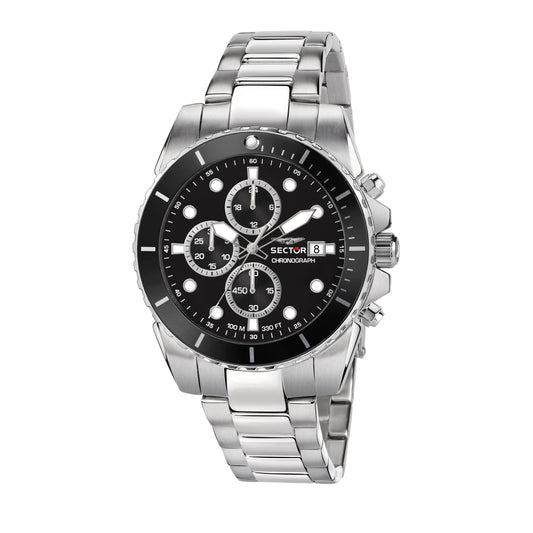 Orologio Sector 450 Chrono 43 mm Nero