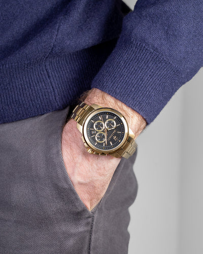 Orologio Maserati Successo Chrono 44 mm Pvd Oro