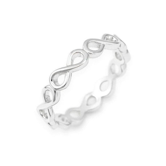 Anello Amen Amore Argento Infinito - Misura 10