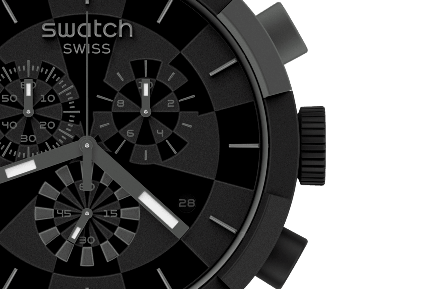 Orologio Swatch Checkpoint Black