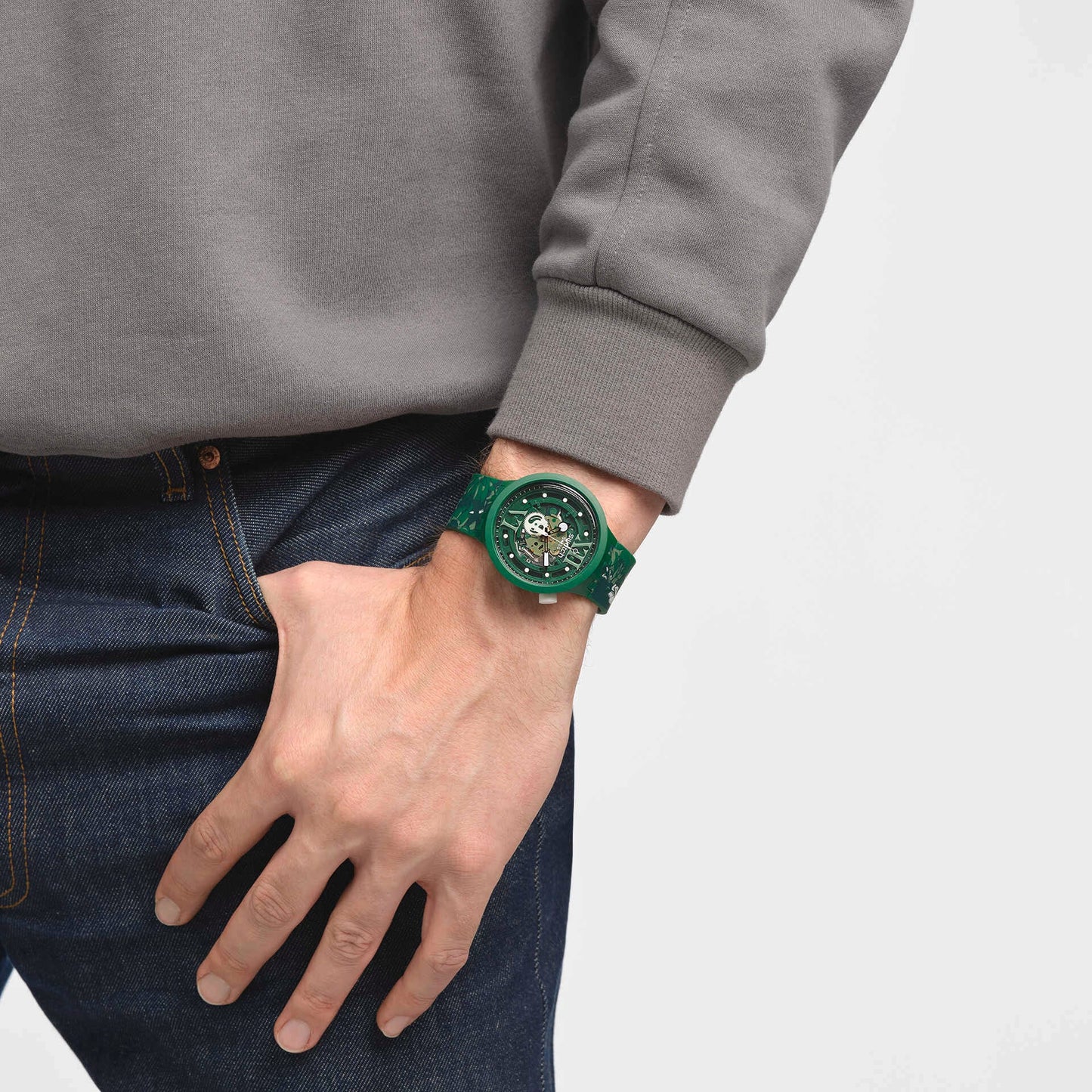 Orologio Swatch Camoflower Green