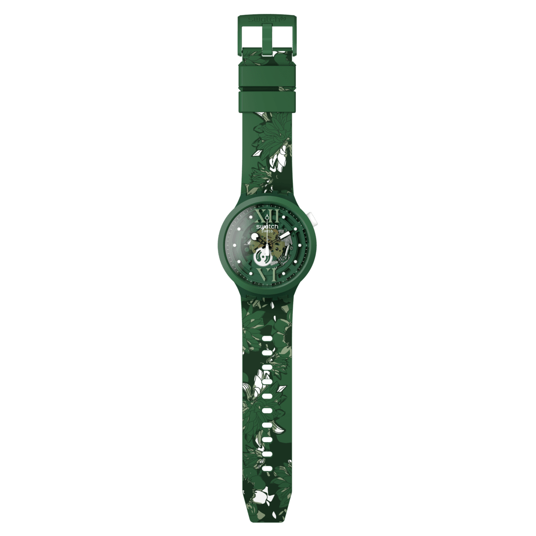 Orologio Swatch Camoflower Green