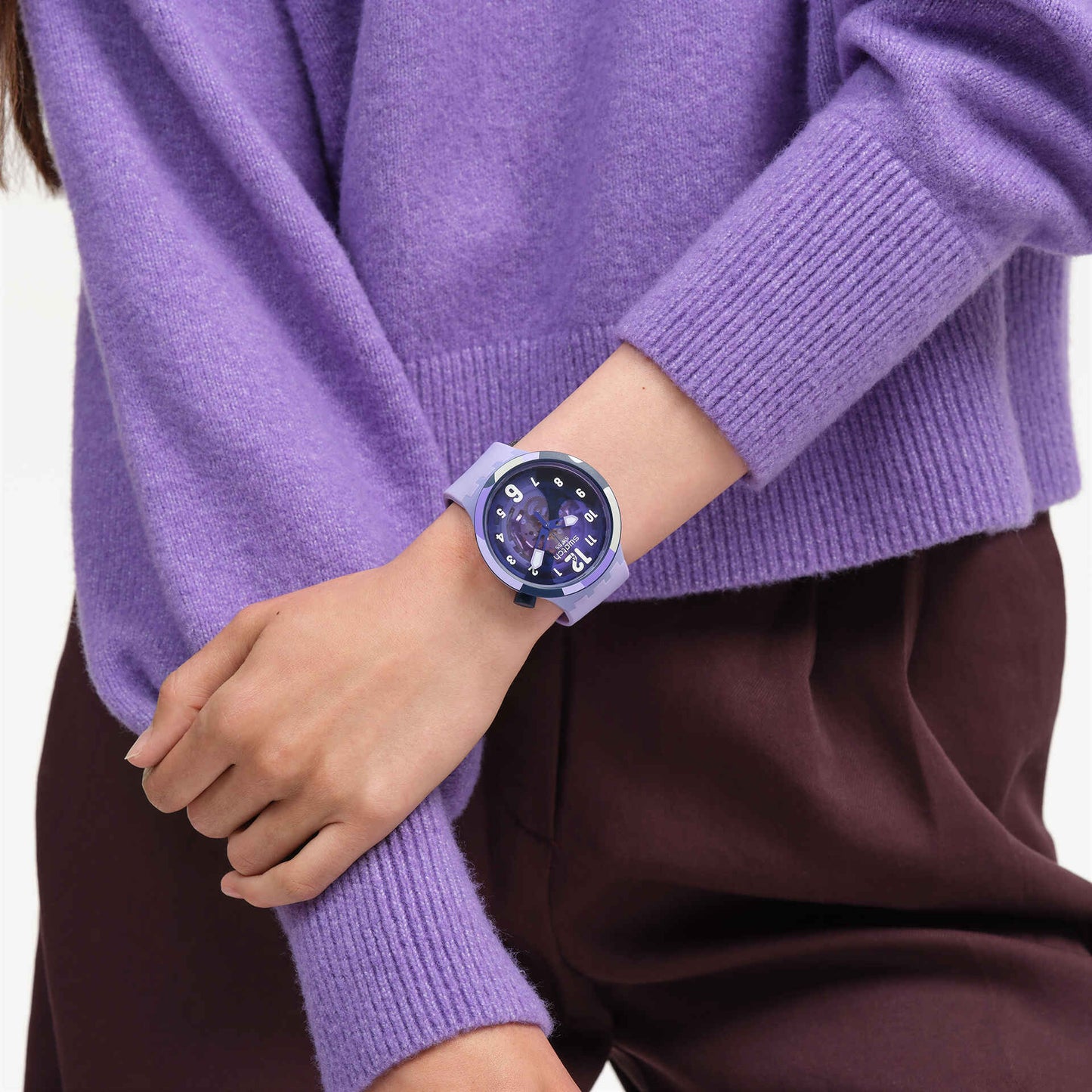 Orologio Swatch Look Right Thru Violet