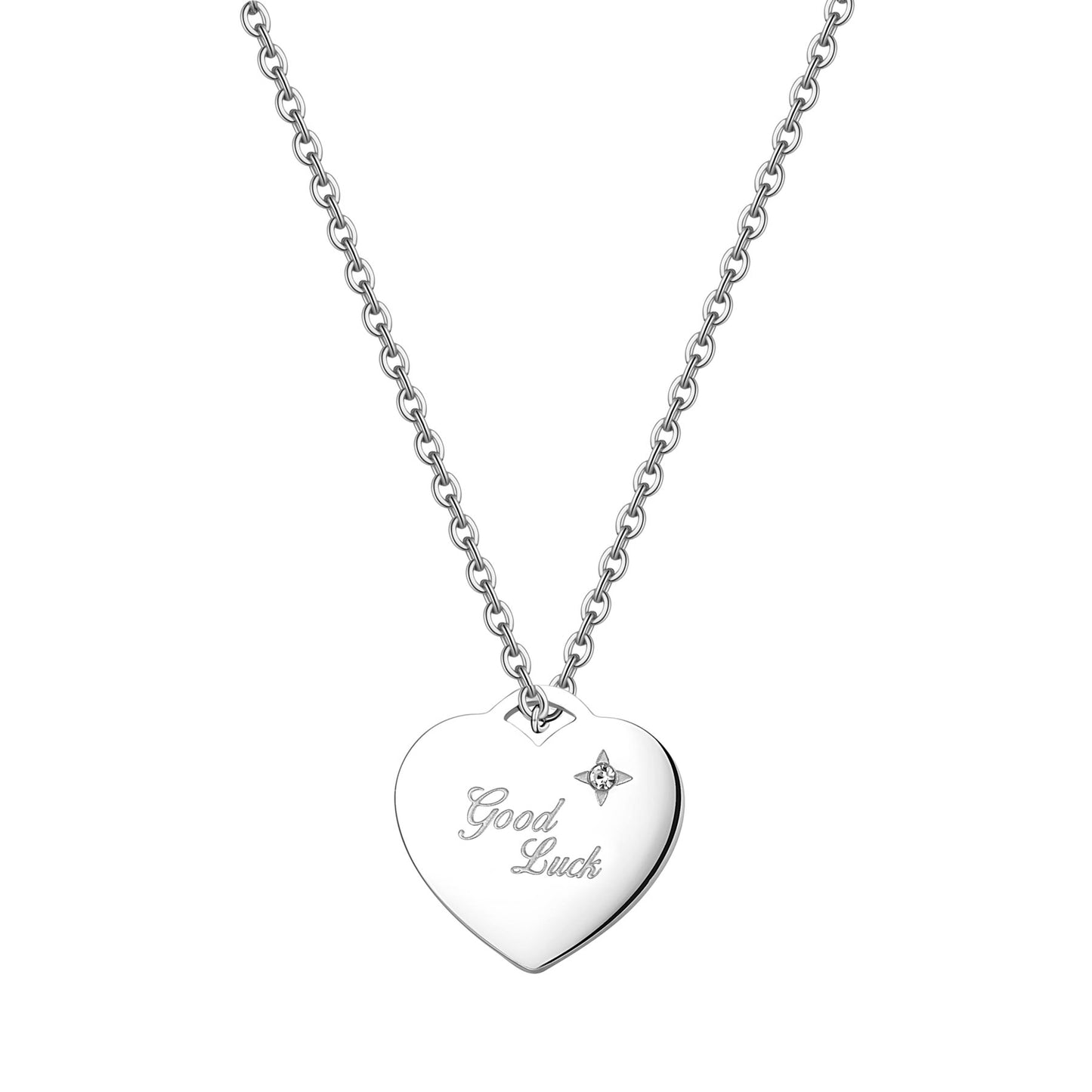 Collana Sagapò Be My Always Cuore Con Cristallo