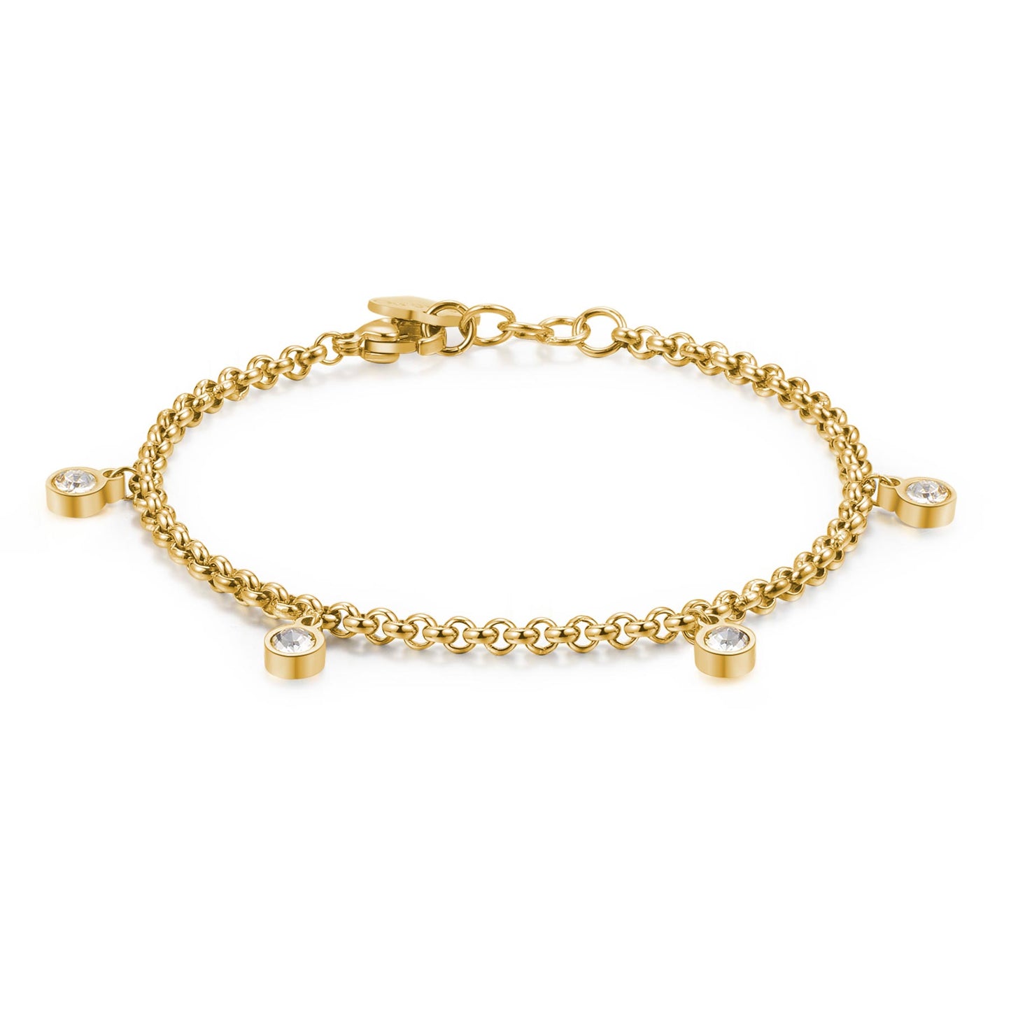 Bracciale Sagapò Luce Pvd Oro Con Charms