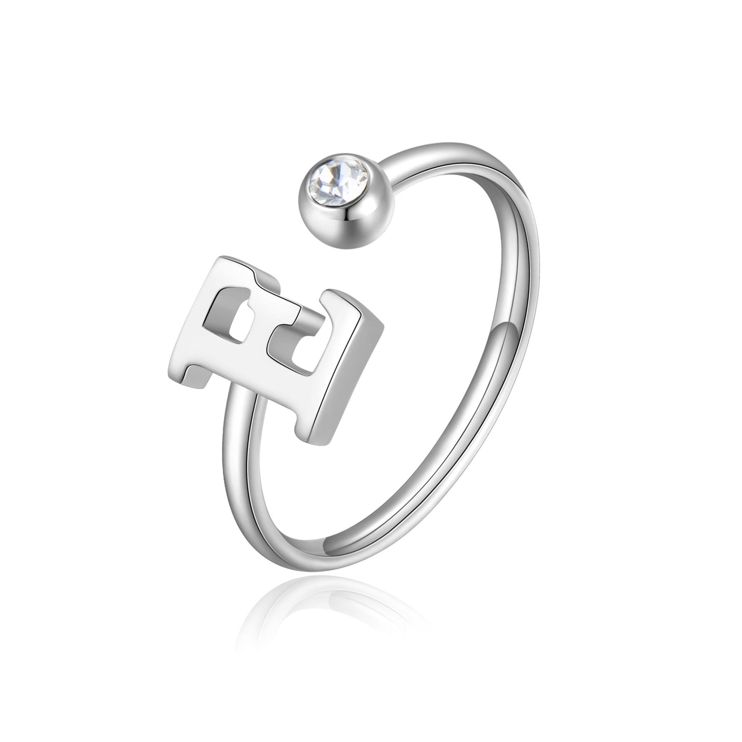 Anello Sagapò Click Lettera E