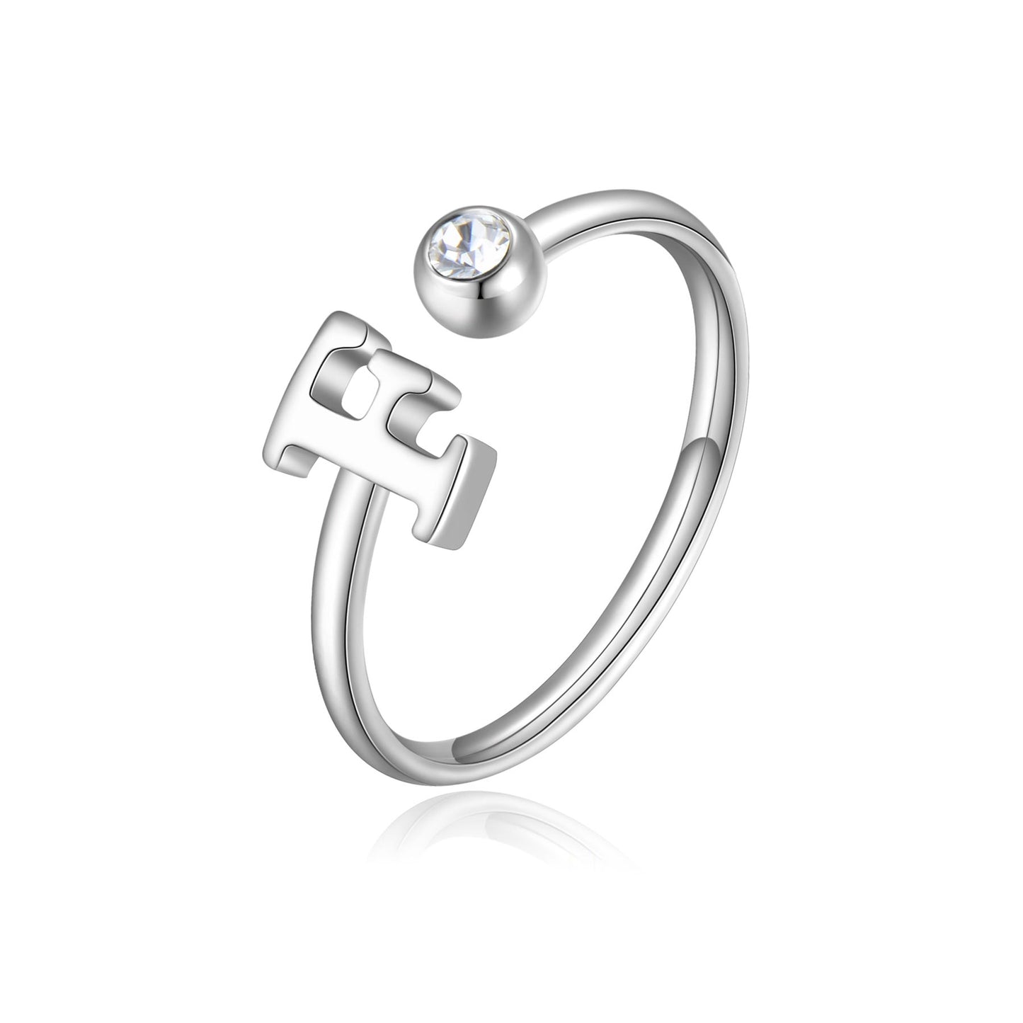 Anello Sagapò Click Lettera F