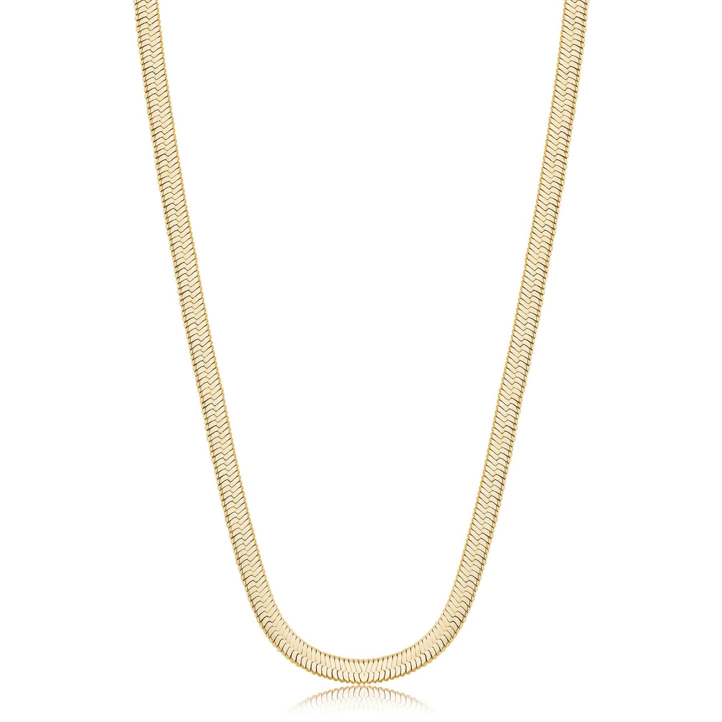 Collana Sagapò Chunky Pvd Oro Snake Piatta