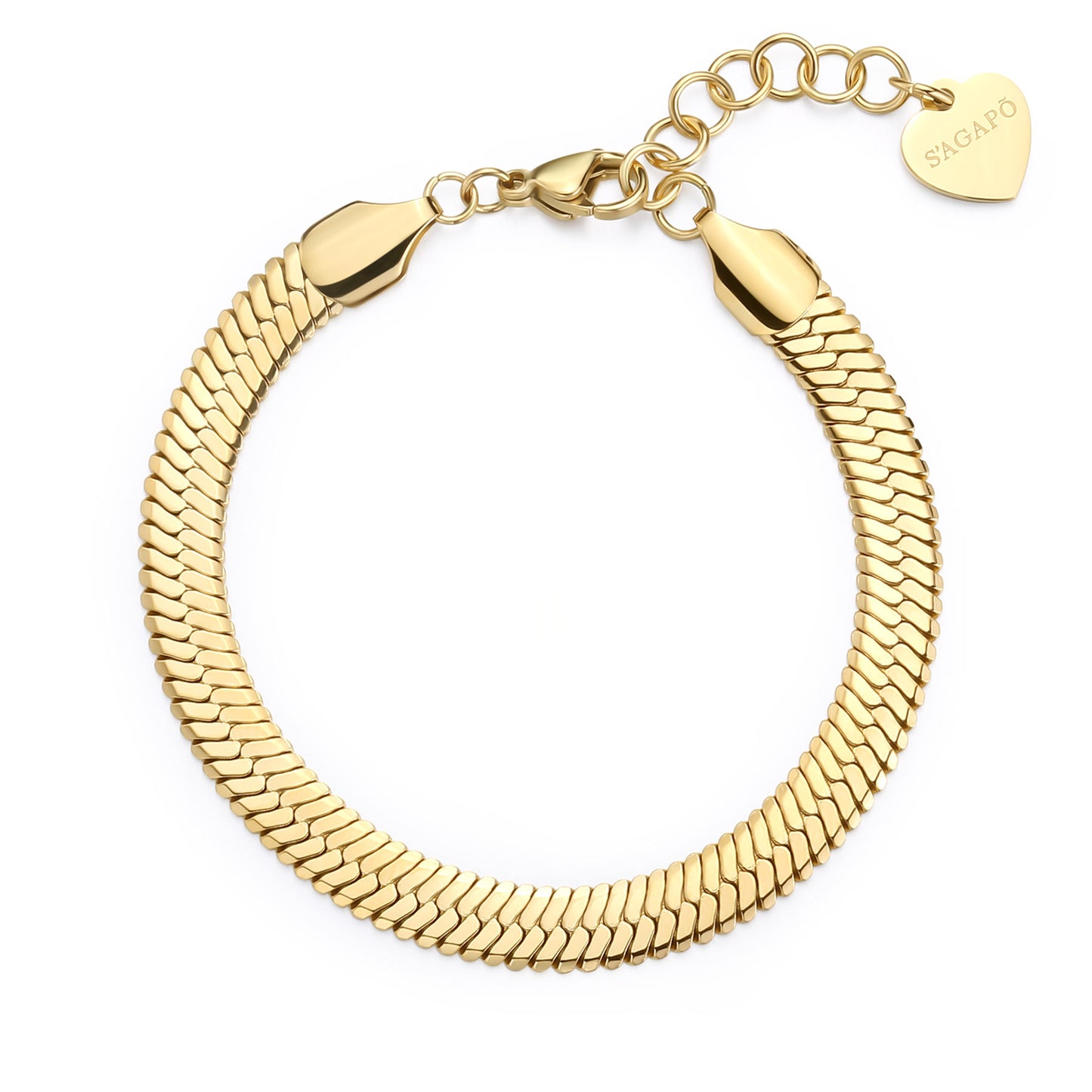 Bracciale Sagapò Chunky Pvd Oro