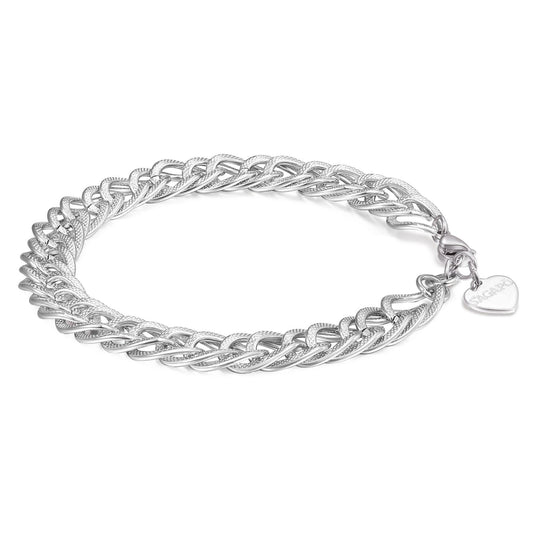 Bracciale Sagapò Chunky Acciaio Catena Grumetta Intrecciata