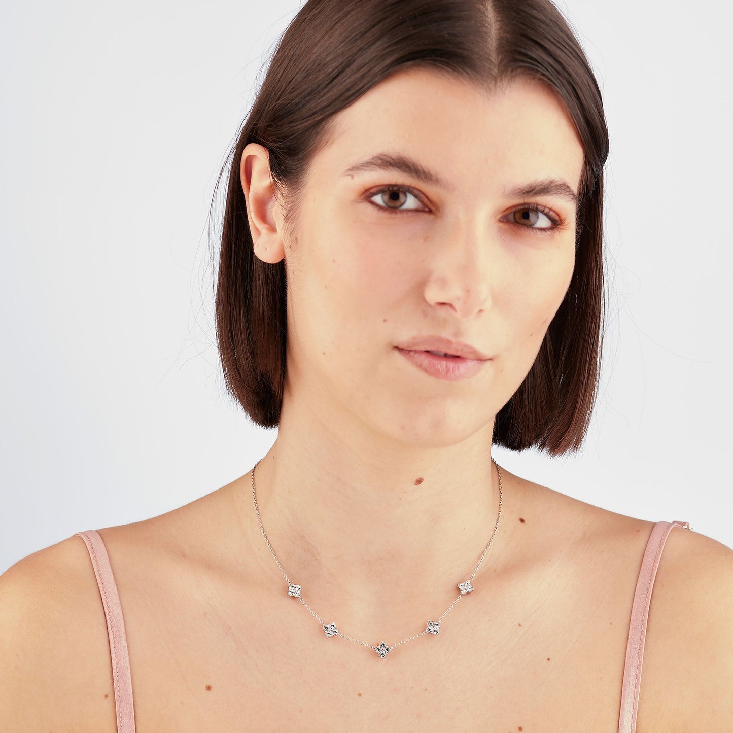 Collana Sagapò Gleam Acciaio e Cubic Zirconia