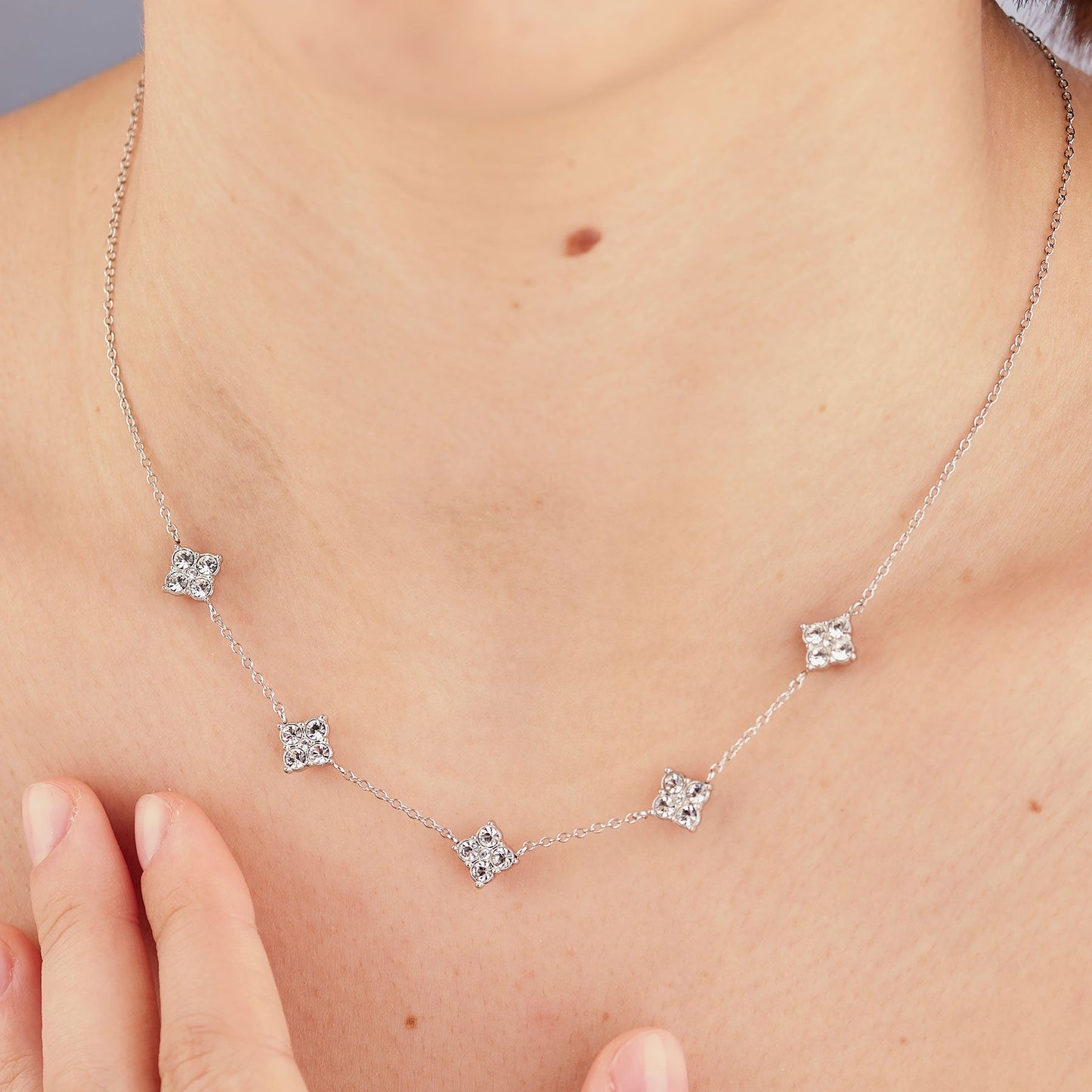 Collana Sagapò Gleam Acciaio e Cubic Zirconia