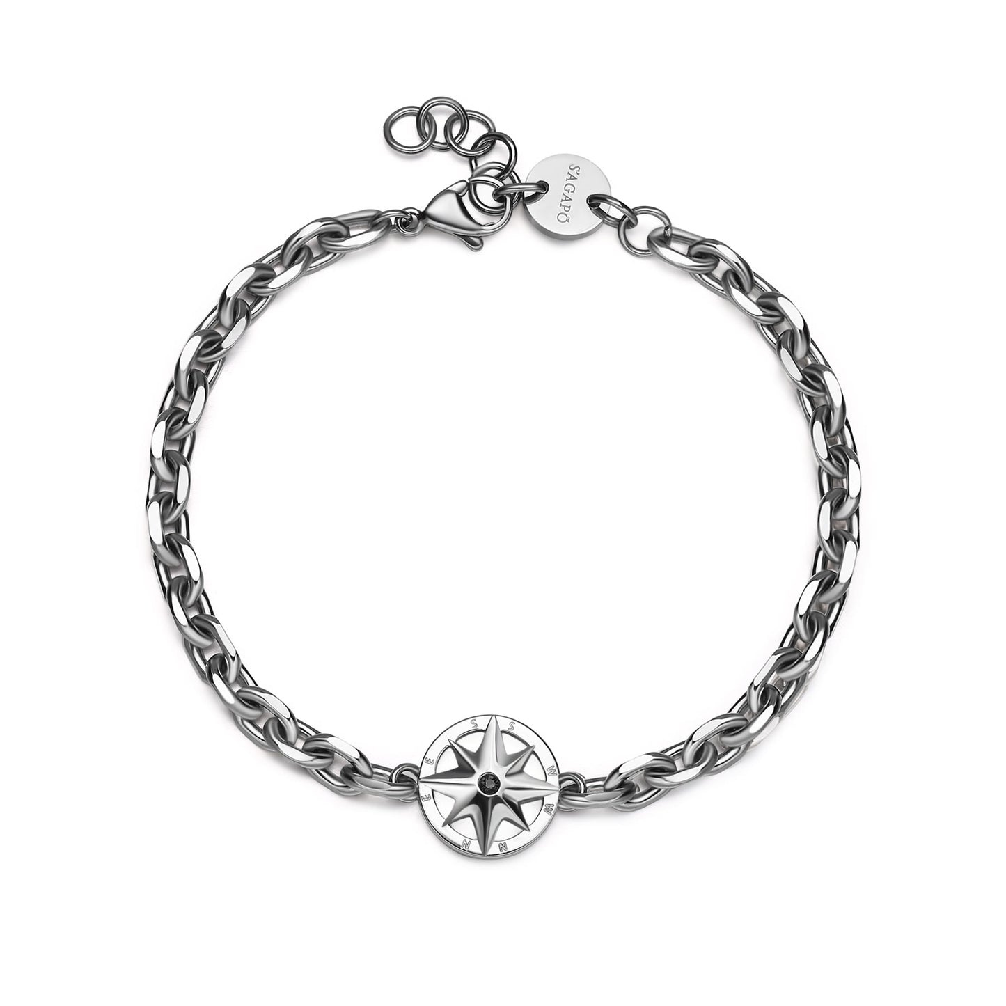 Bracciale Uomo Sagapò Nautika Rosa Dei Venti
