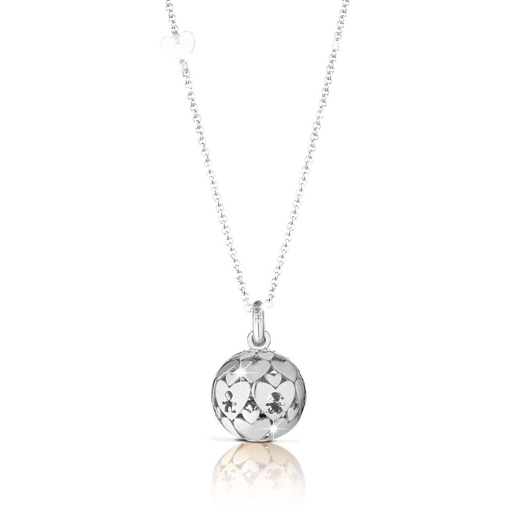 Collana leBebé Suonamore Mondi Argento Pendente Sfera Chiama Angeli