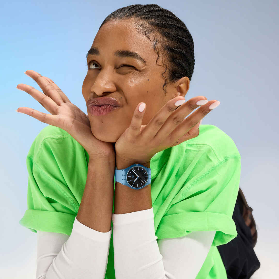 Orologio Swatch Blue Moves