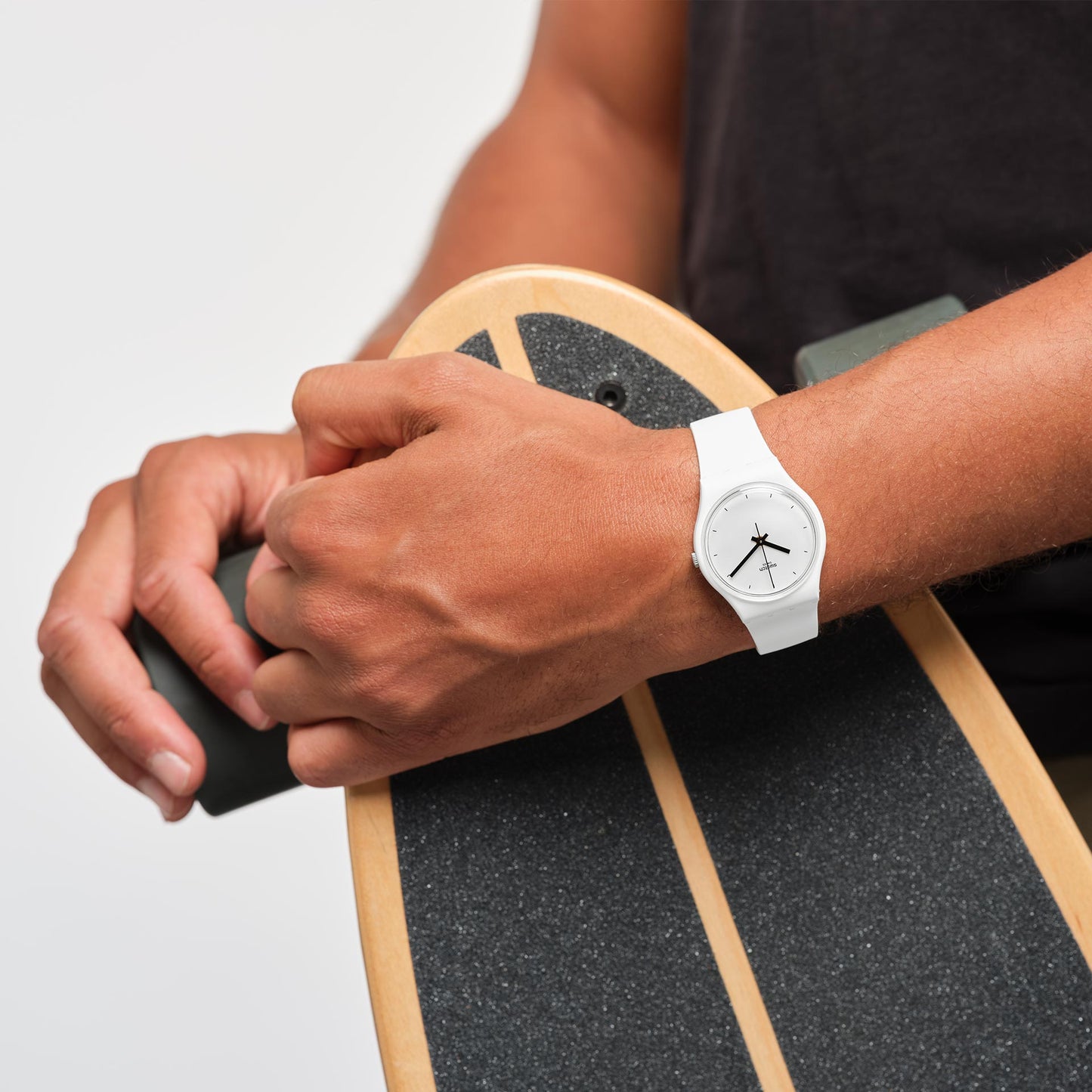 Orologio Swatch Think Time White