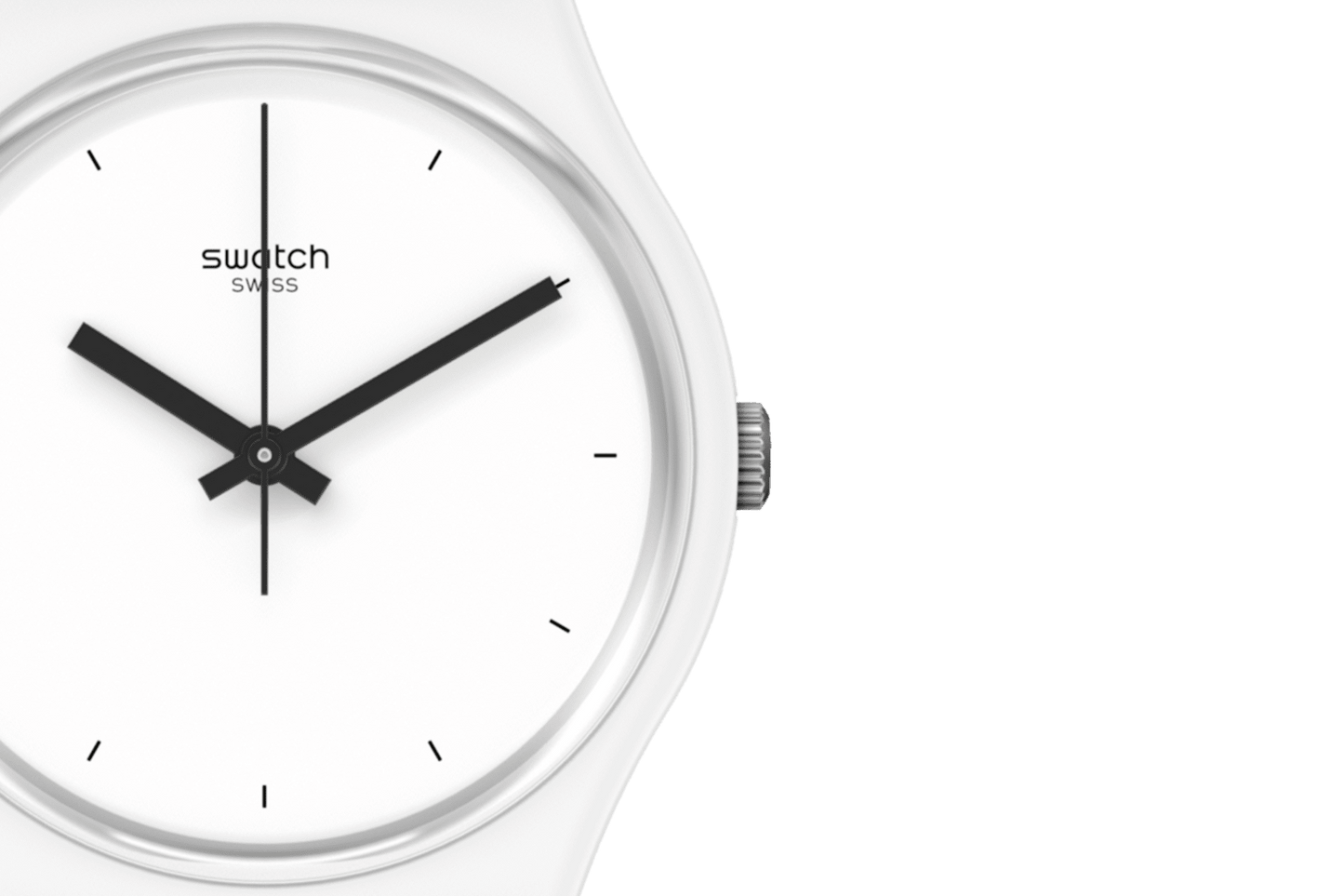 Orologio Swatch Think Time White