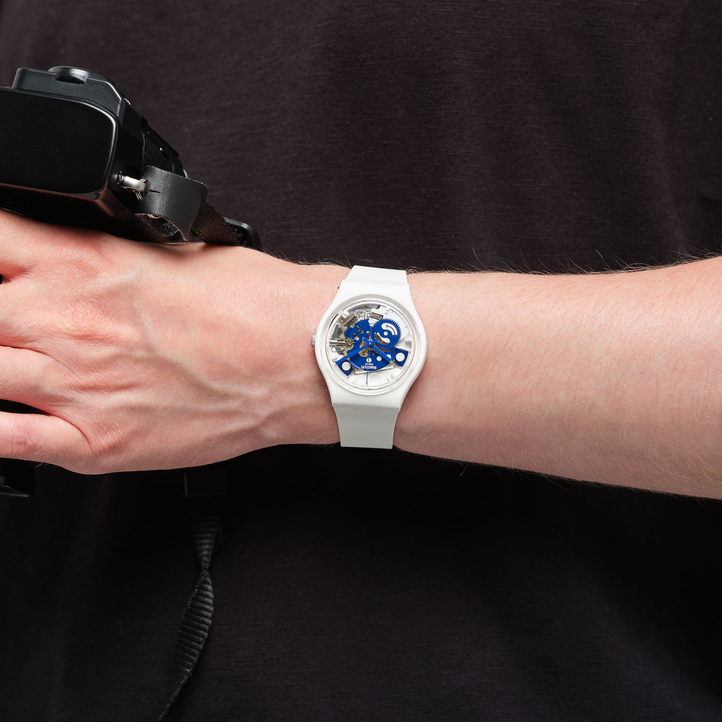Orologio Swatch Time To Blue Small
