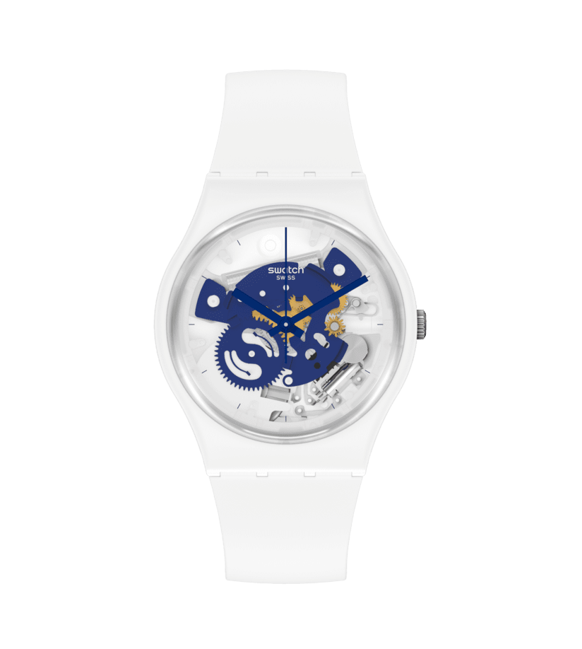 Orologio Swatch Time To Blue Small