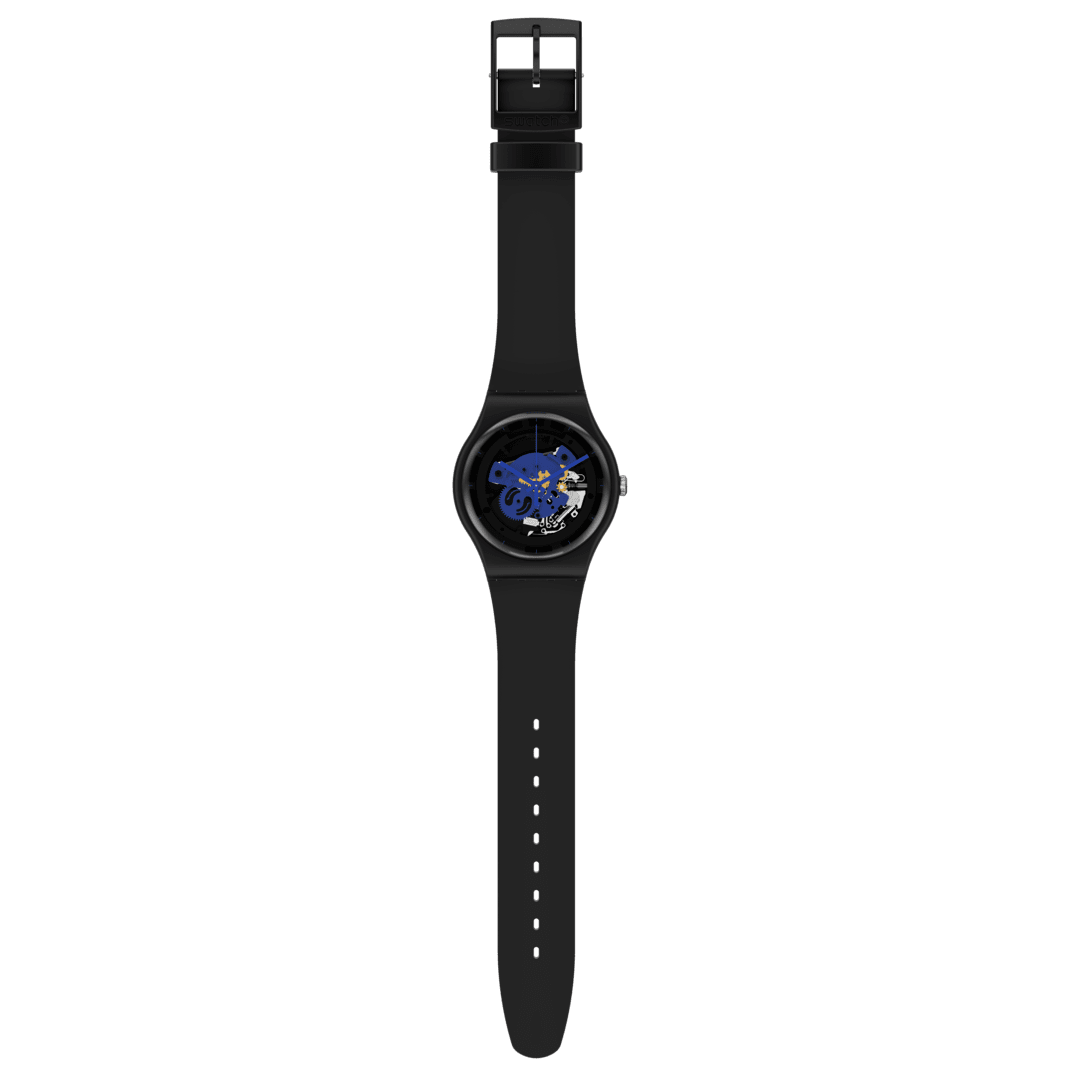 Orologio Swatch Time To Blue Big
