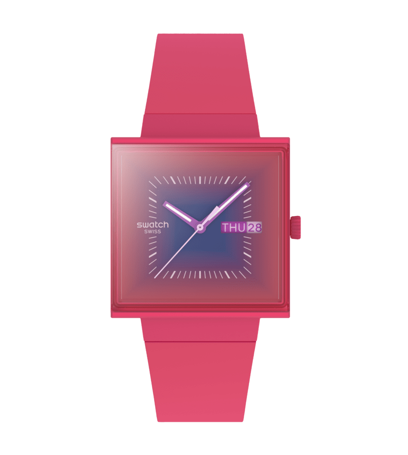 Orologio Swatch Squarely Berry