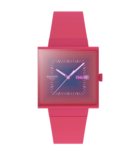 Orologio Swatch Squarely Berry