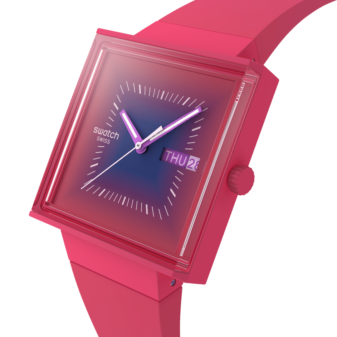 Orologio Swatch Squarely Berry