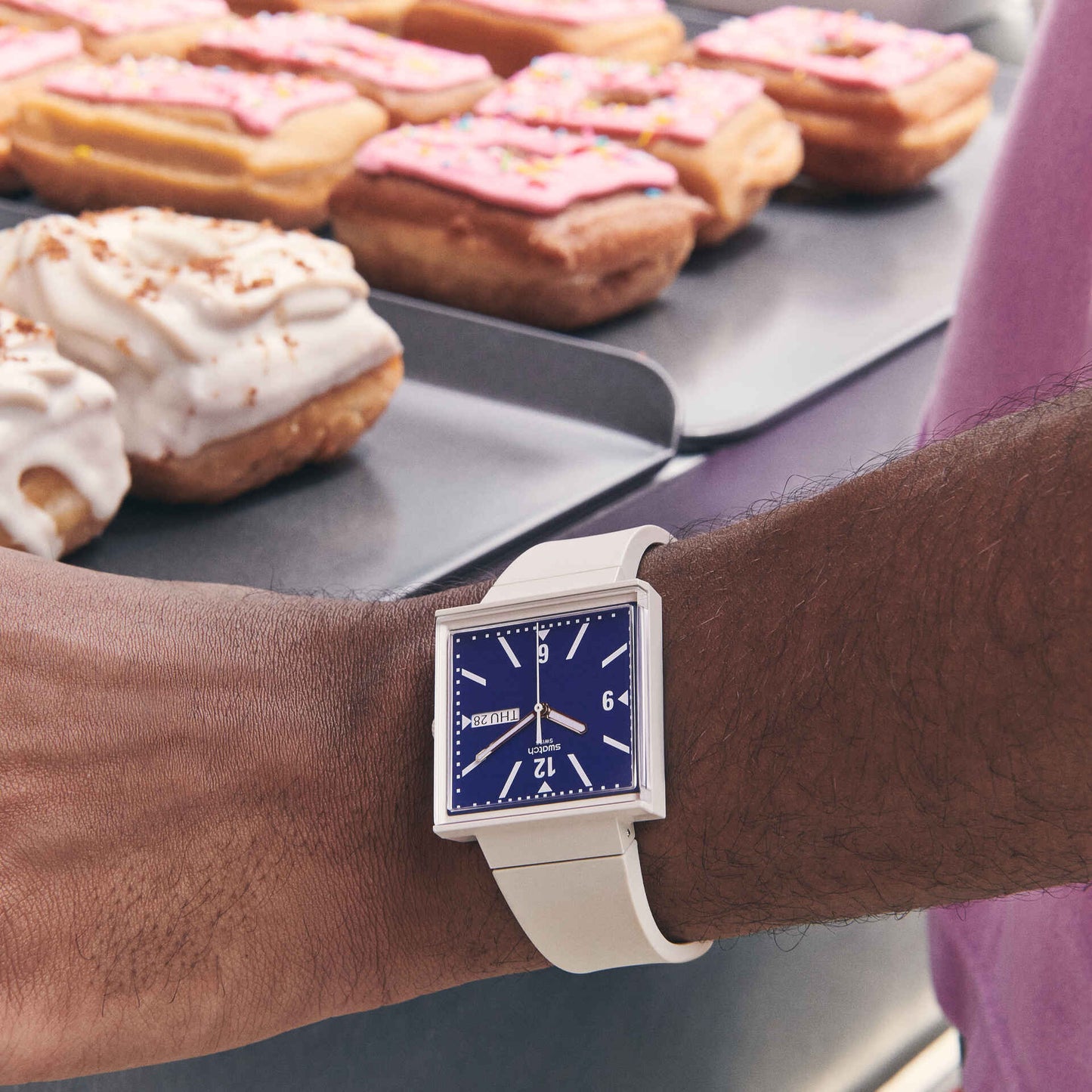 Orologio Swatch What If Beige?