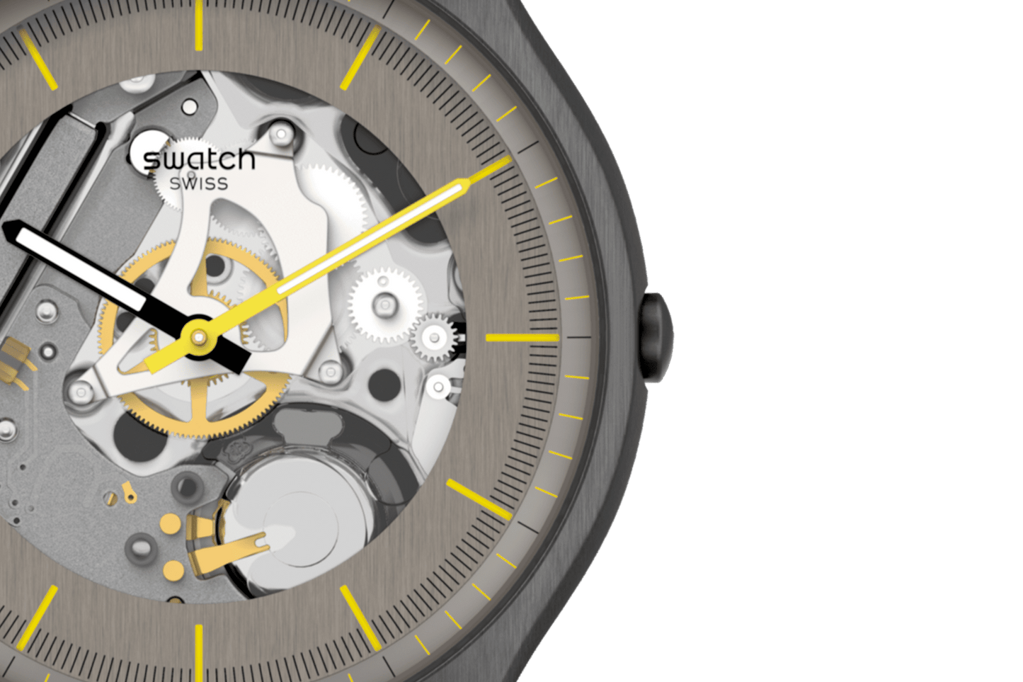 Orologio Swatch Silver Skeleton