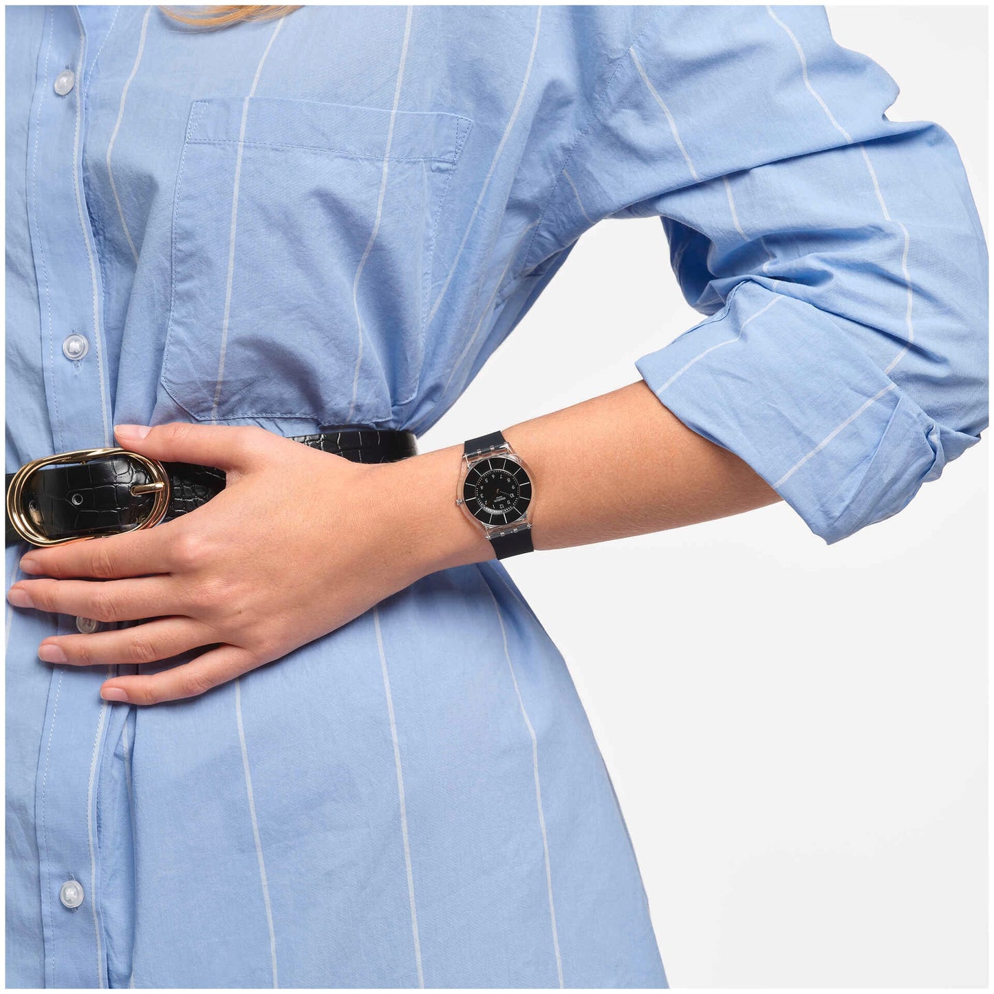 Orologio Swatch Black Classiness Again