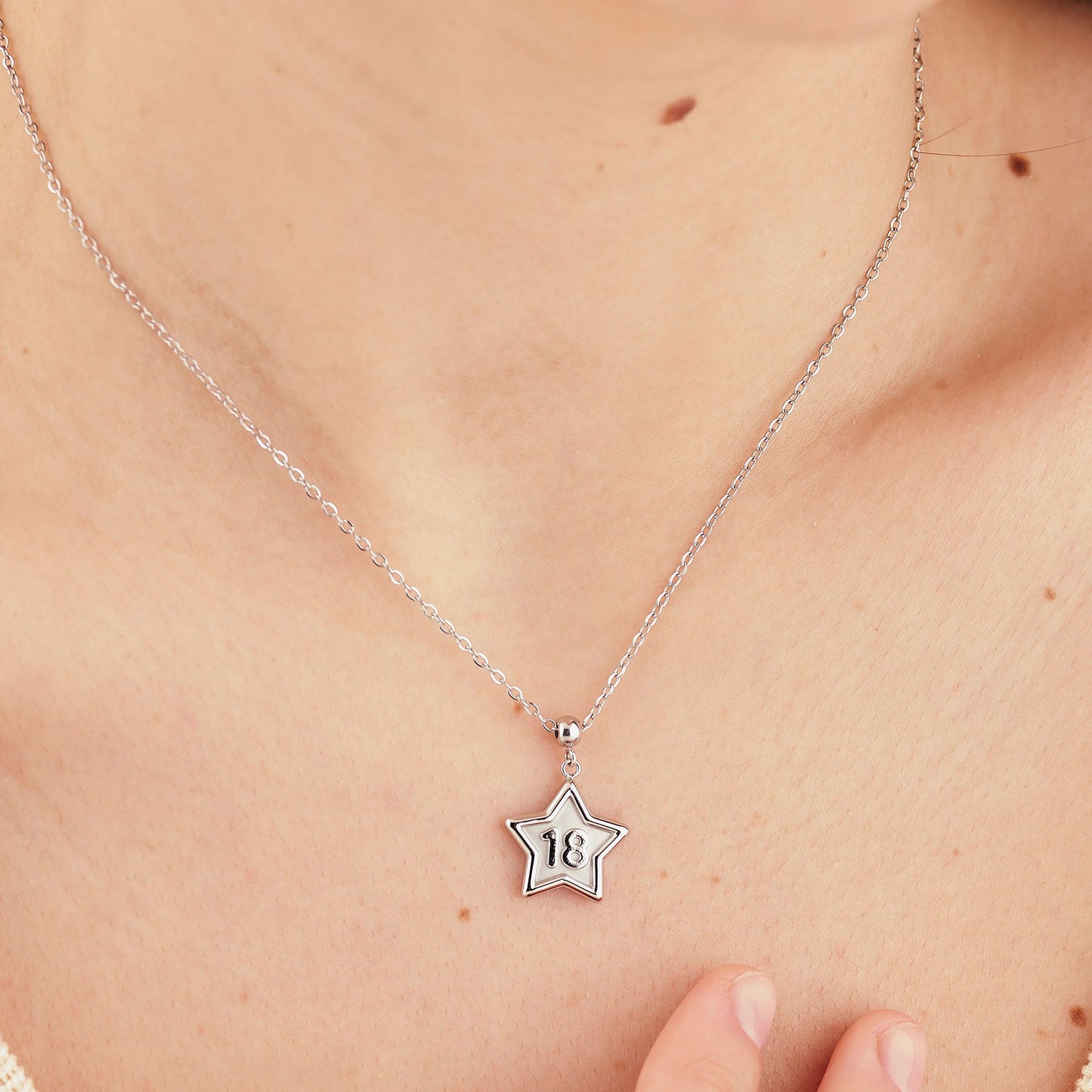 Collana Sagapò Duh Duh Acciaio Pendente Stella 18°