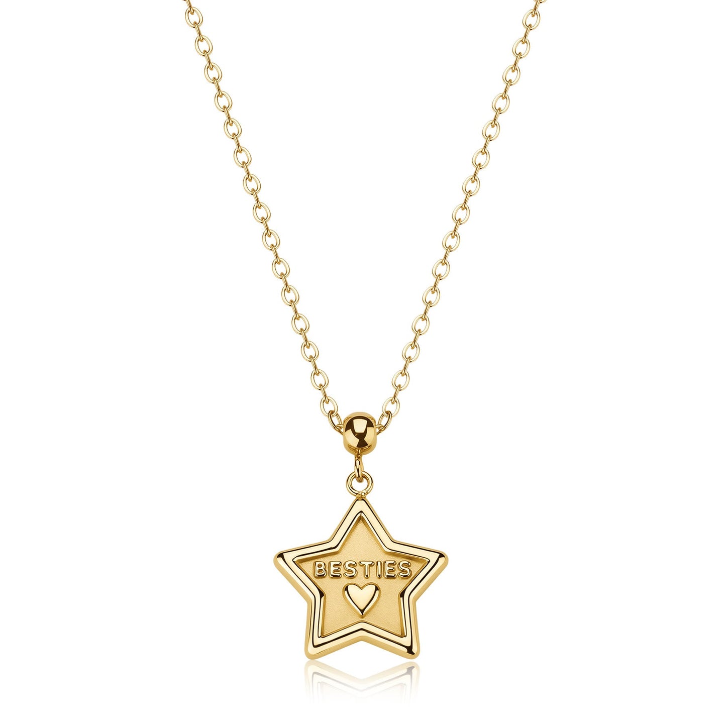 Collana Sagapò Duh Duh Pvd Oro Pendente Stella "Besties"