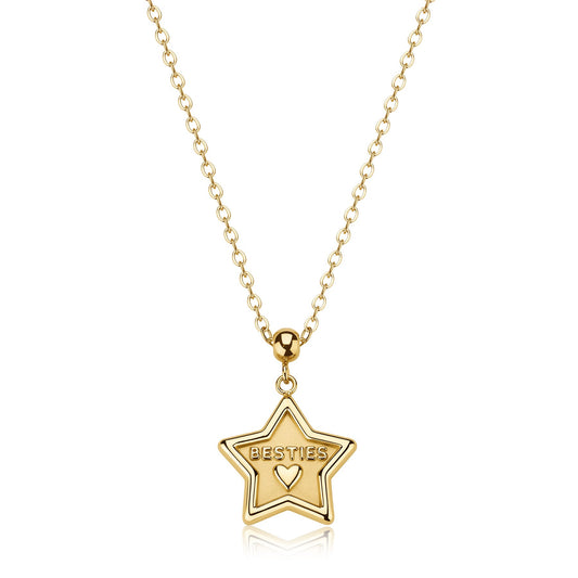Collana Sagapò Duh Duh Pvd Oro Pendente Stella "Besties"