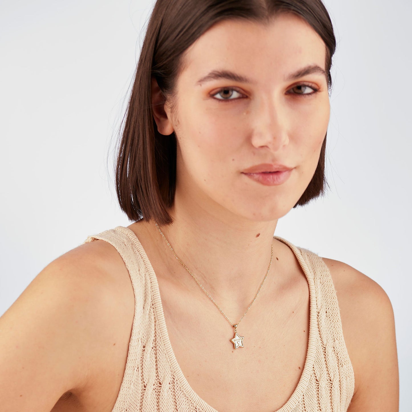 Collana Sagapò Duh Duh Pvd Oro Pendente Stella "Besties"