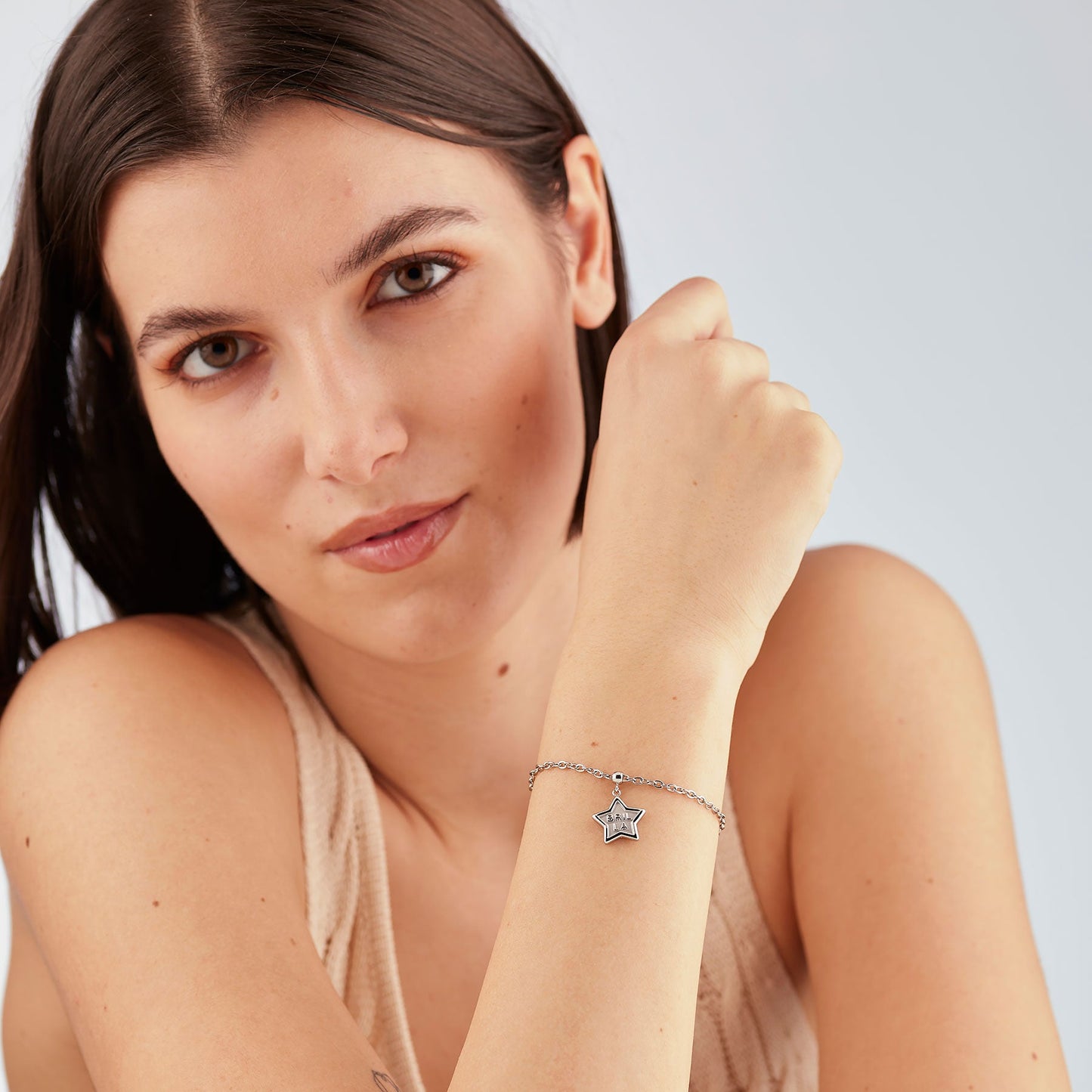Bracciale Sagapò Duh Duh Acciaio Charm Stella "Brilla"