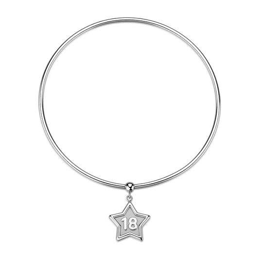 Bracciale Rigido Sagapò Duh Duh Acciaio Charm Stella