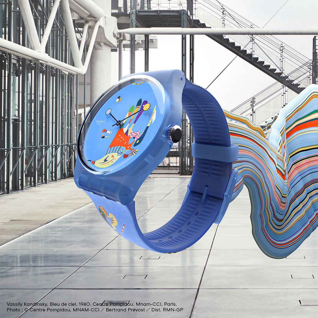Orologio Swatch Blue Sky, By Vassily Kandinsky