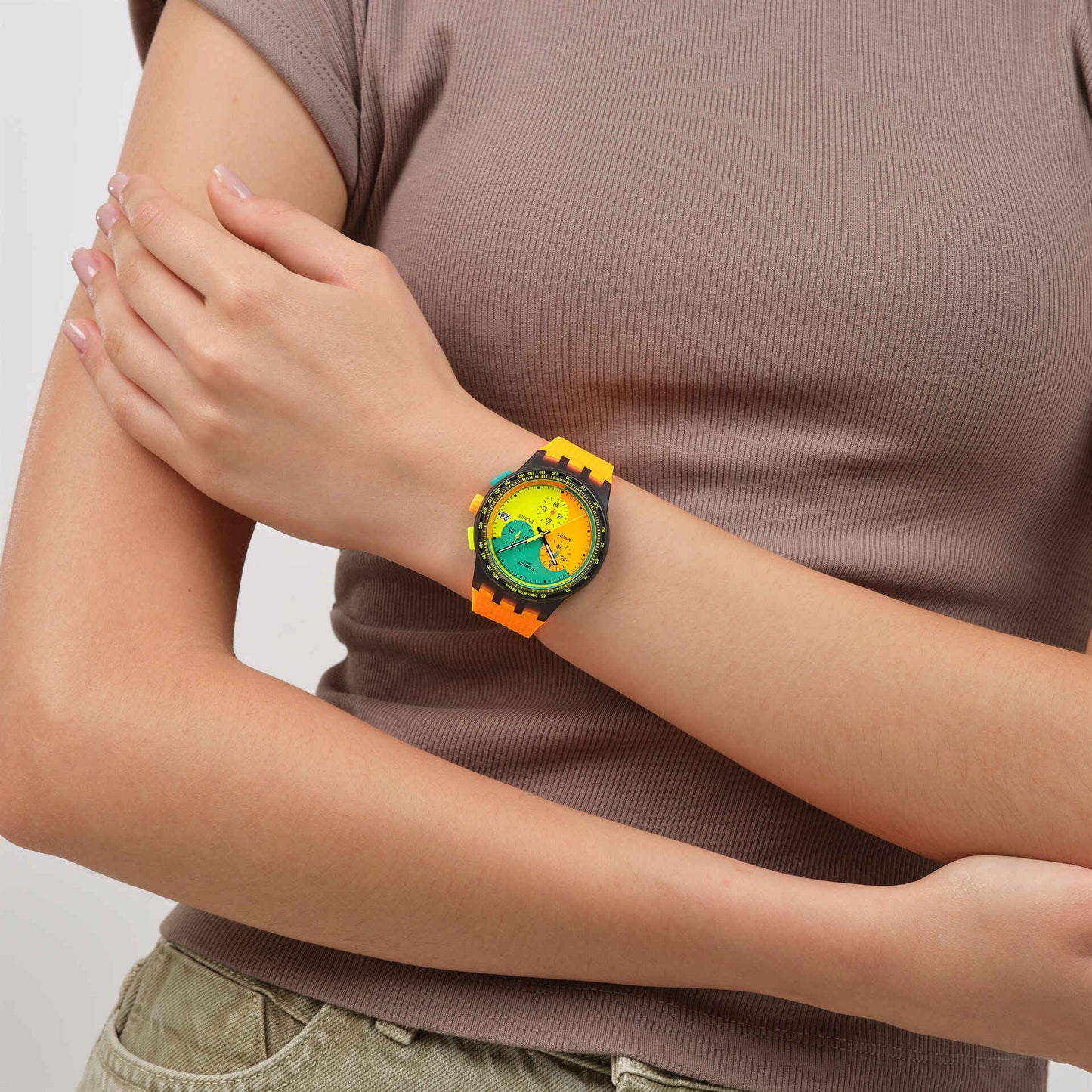 Orologio Swatch Neon Signal Flag