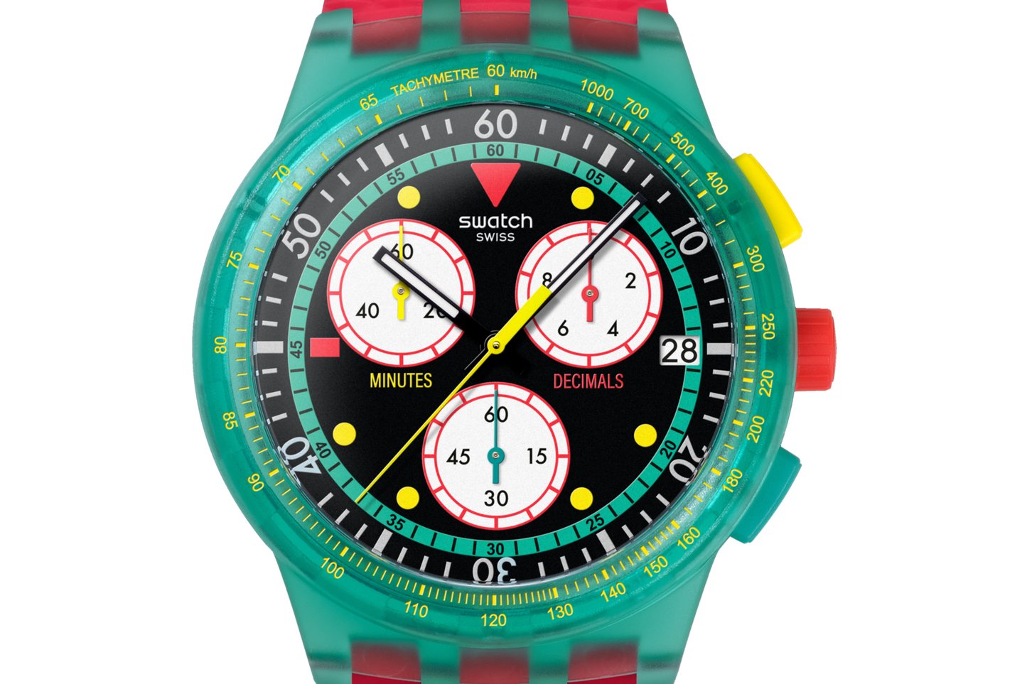 Orologio Swatch Neon Emerald Chrono