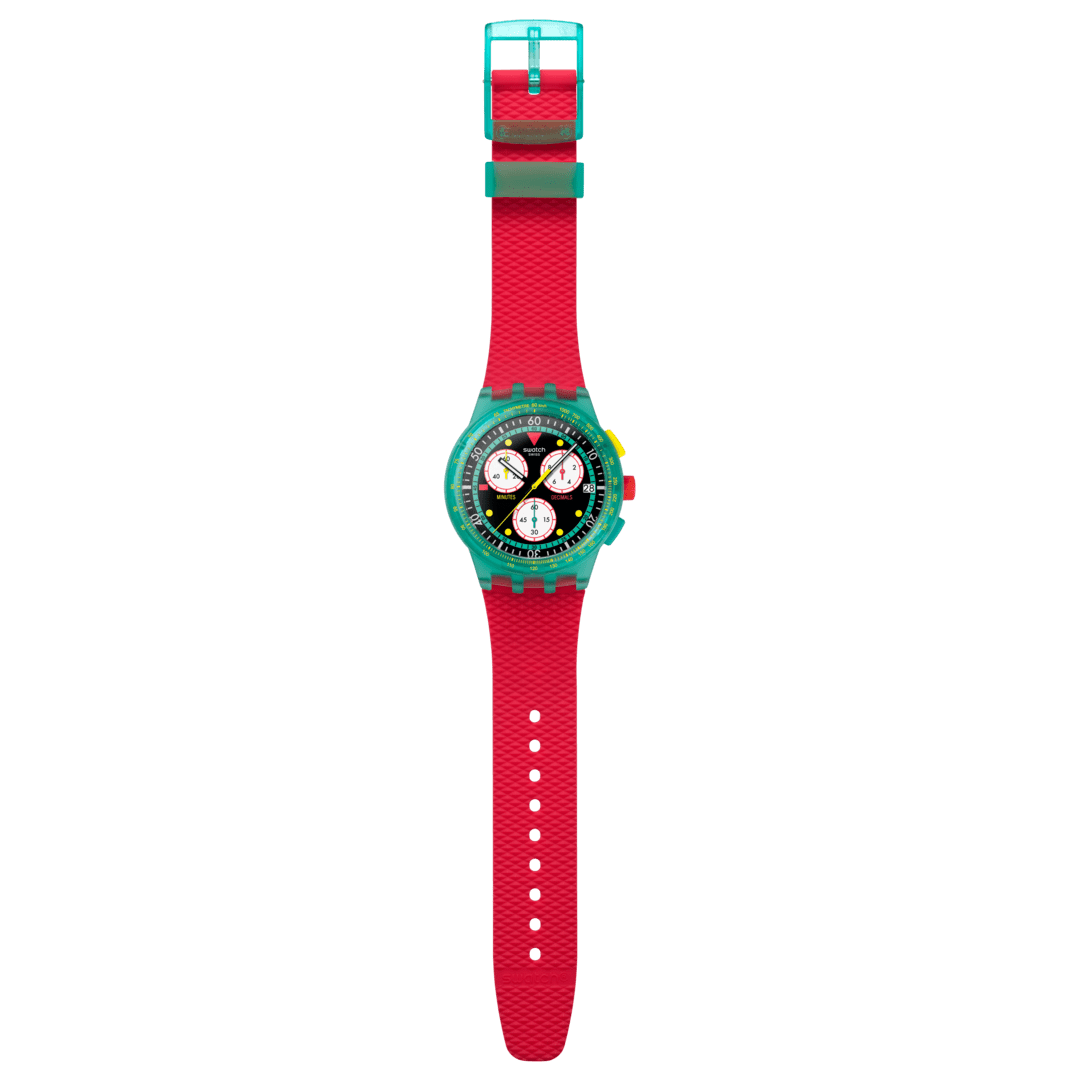 Orologio Swatch Neon Emerald Chrono