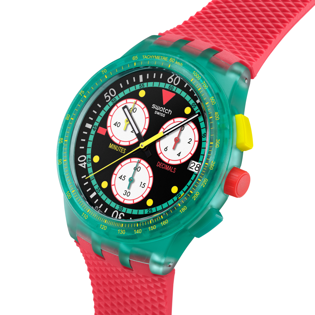 Orologio Swatch Neon Emerald Chrono
