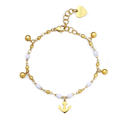 Bracciale Sagapò Vibes Pvd Oro Ancora