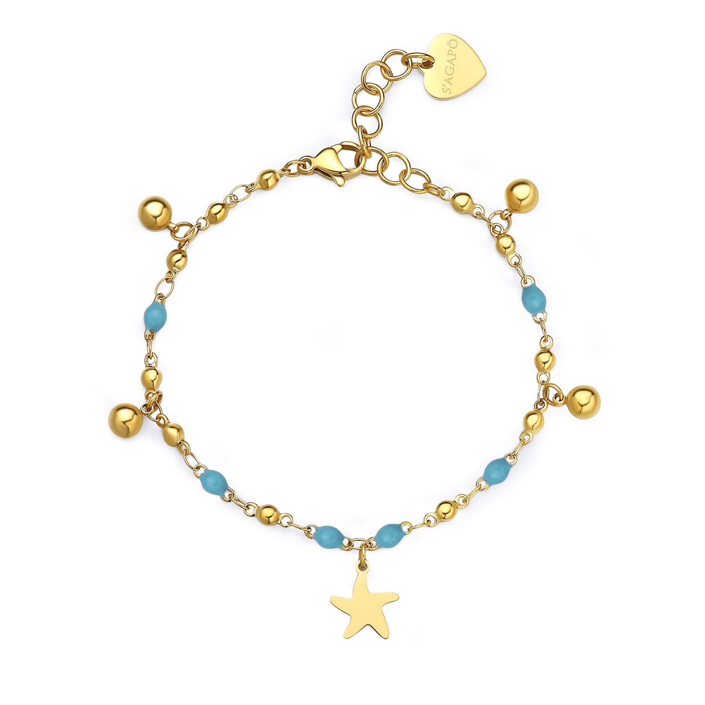 Bracciale Sagapò Vibes Pvd Oro Stella Marina