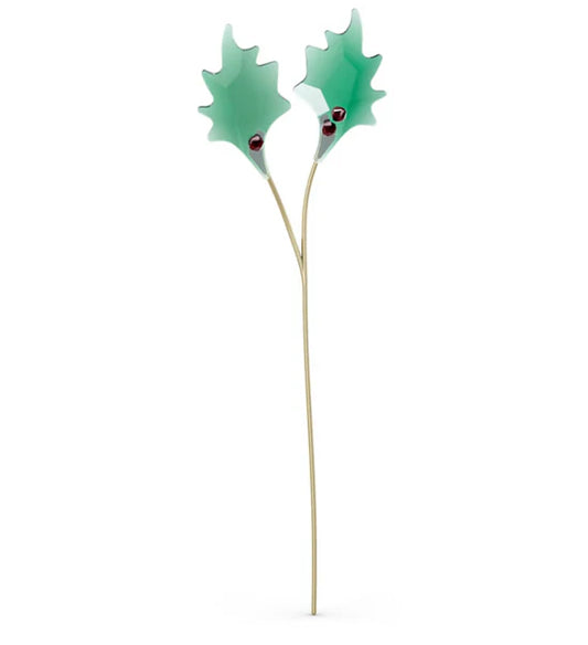Decorazioni Natalizie Swarovski Garden Tales Holly Leaves